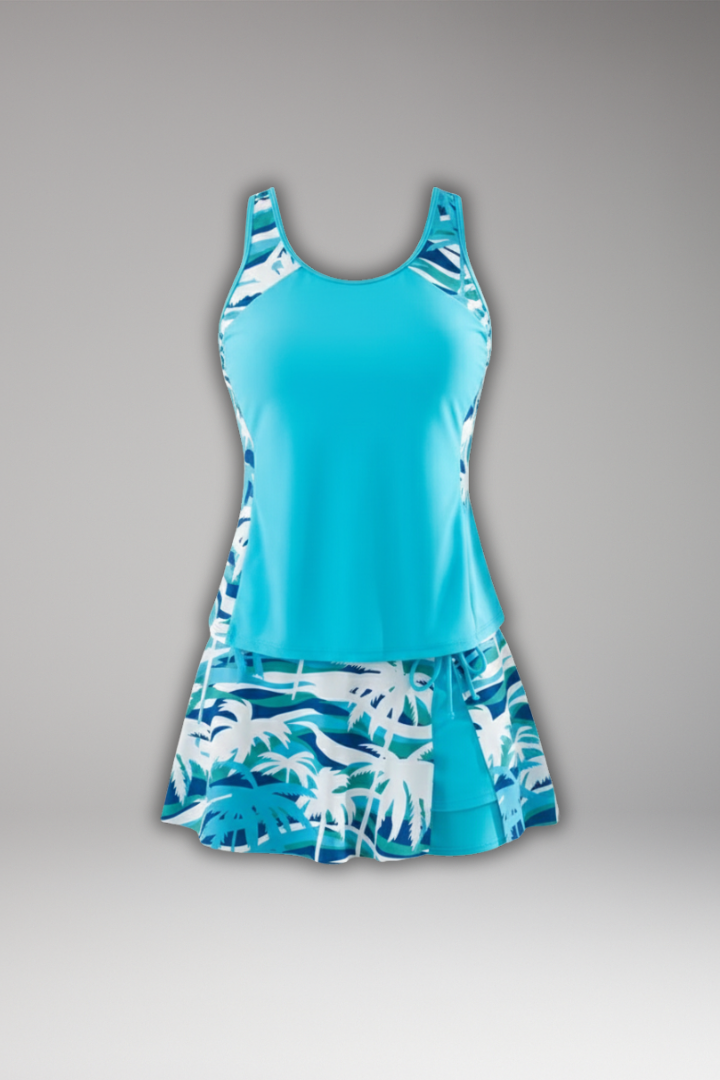 Damen-Sommer Rock Tankini Bademode