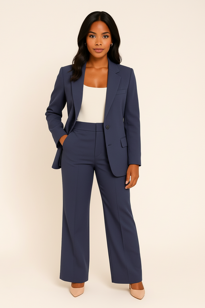 Damen Gerader Klassischer Business Anzuge