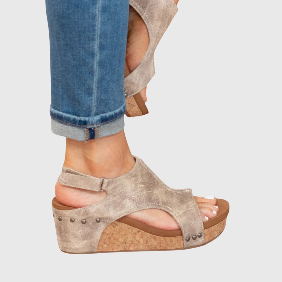 Damen Orthopädische Sommer Plateau Sandalen