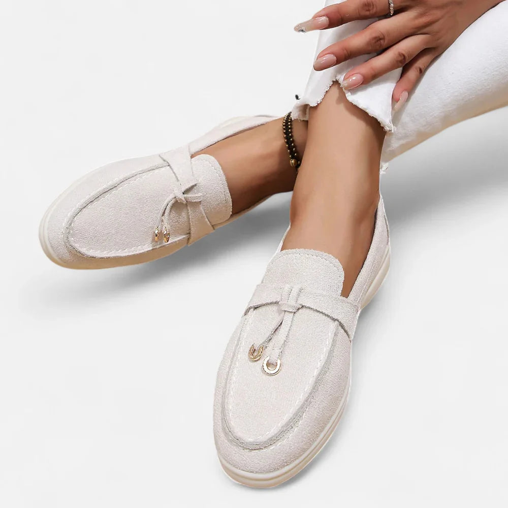 Damen Casual Vintage Slip-On Loafers