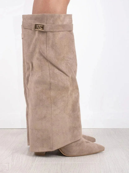 Elena | Damen Elegante Wildleder Stiefel Boots