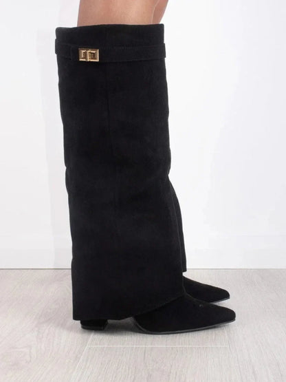 Elena | Damen Elegante Wildleder Stiefel Boots