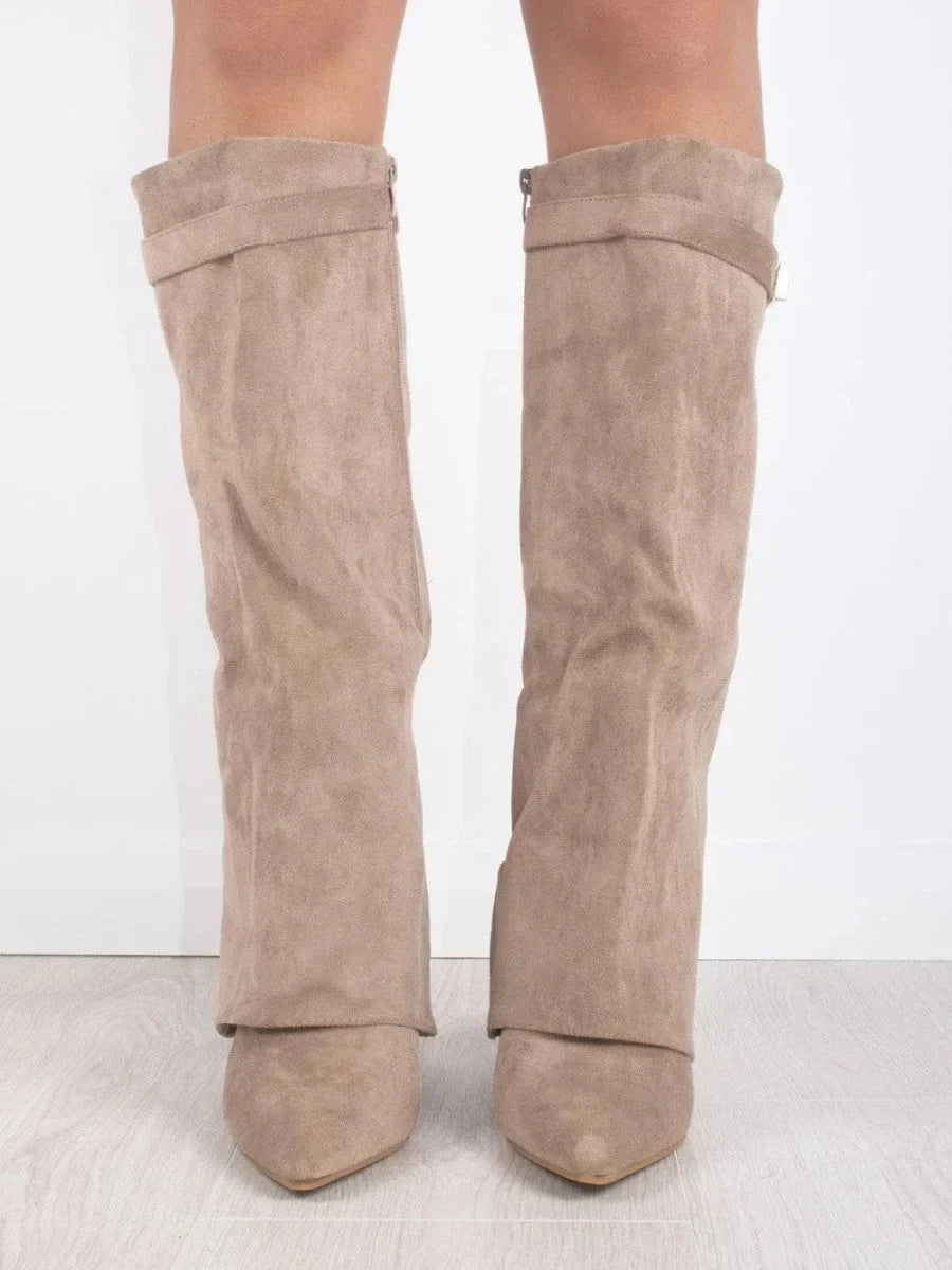 Elena | Damen Elegante Wildleder Stiefel Boots