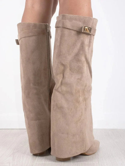 Elena | Damen Elegante Wildleder Stiefel Boots