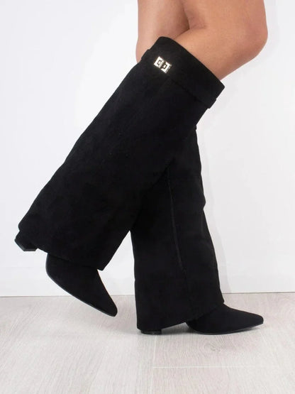Elena | Damen Elegante Wildleder Stiefel Boots
