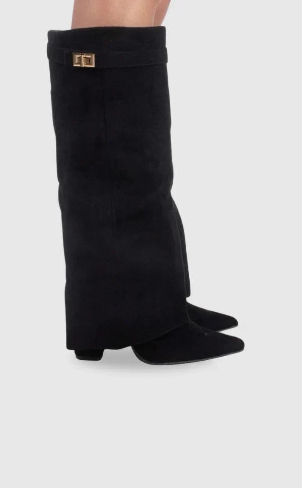 Elena | Damen Elegante Wildleder Stiefel Boots