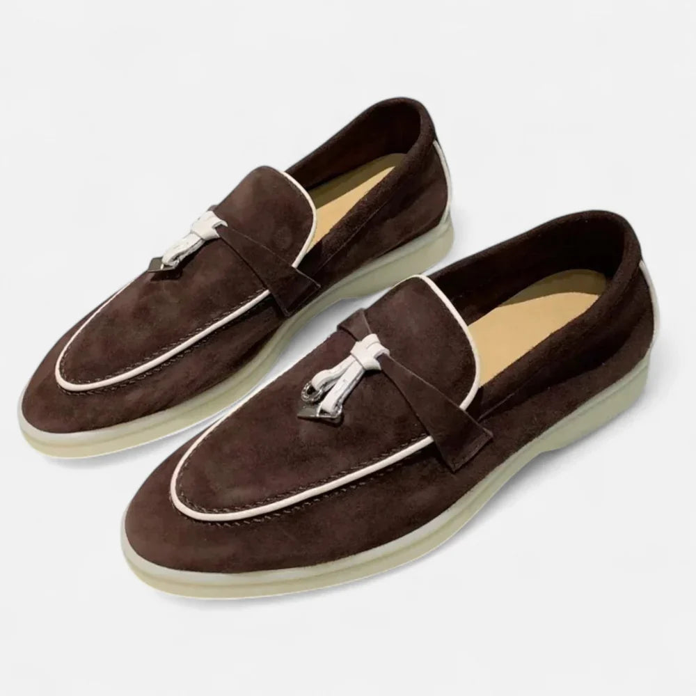 Herren Slip-On Sommer Loafers mit Quasten