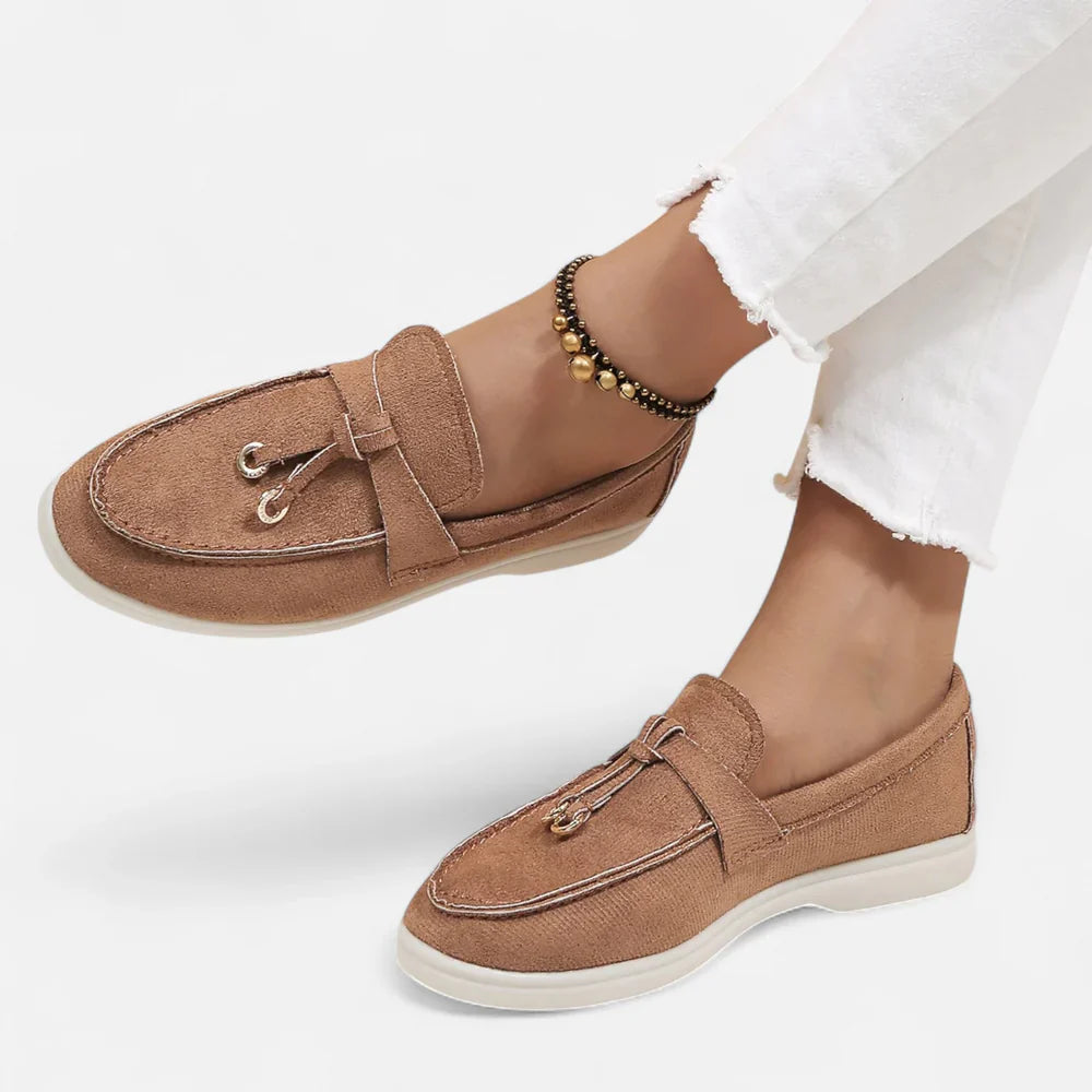 Damen Casual Vintage Slip-On Loafers