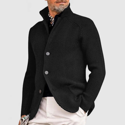 Philipp | Herren Raffinierte Knöpfen Strickjacke