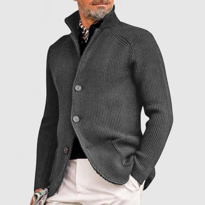 Philipp | Herren Raffinierte Knöpfen Strickjacke