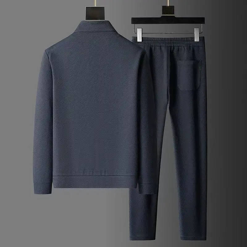 Herren Reißverschluss Casual Zweiteiler Jogger Set