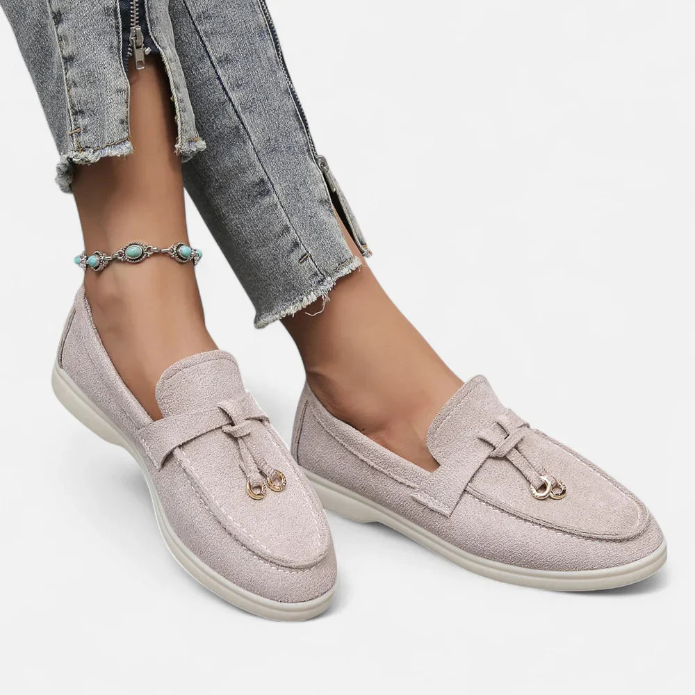 Damen Casual Vintage Slip-On Loafers