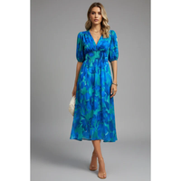 Milla | Damen Sommer Bedrucktes Abendkleid