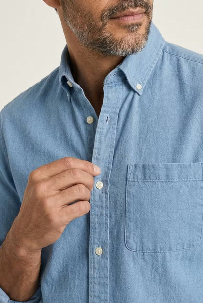 Andreas | Herren Washed Chambray Hemd