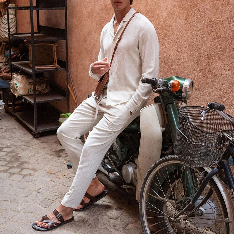 Dominik | Herren Leinen Sommer Set