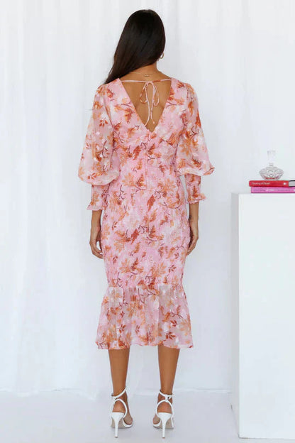 Gisela | Damen Sommer Drapiert Hochzeitsgastkleid
