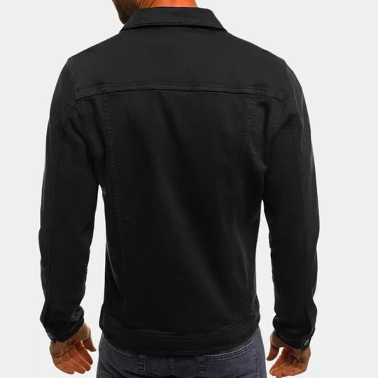 Herren Lässig Knopfleiste Brusttaschen Overshirt