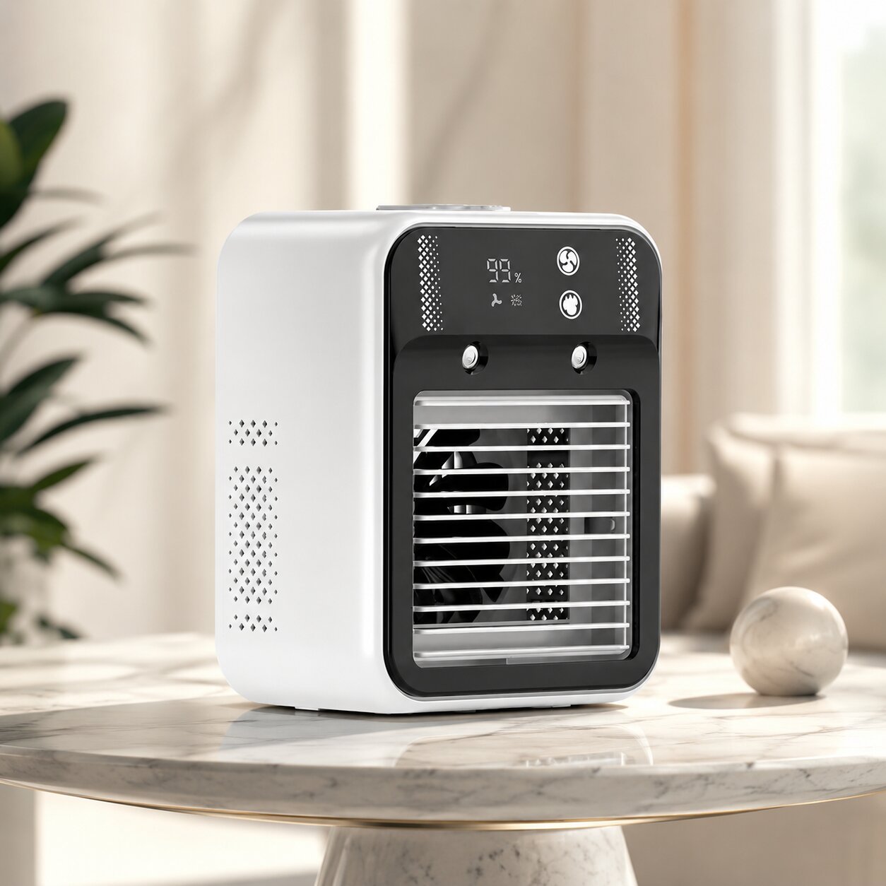 Mobiler Luftkühler Ventilator | Verdunstungskühlung Wassertank Tragbar