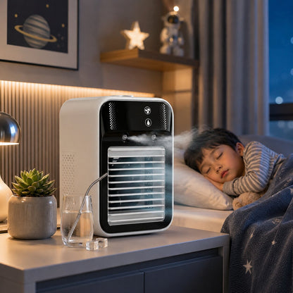Mobiler Luftkühler Ventilator | Verdunstungskühlung Wassertank Tragbar
