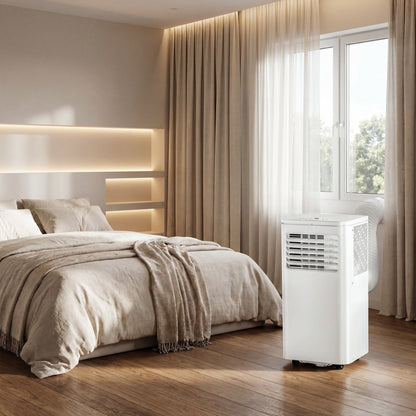 Mobile Klimaanlage mit Rollen | Fernbedienung Timer Nachtmodus