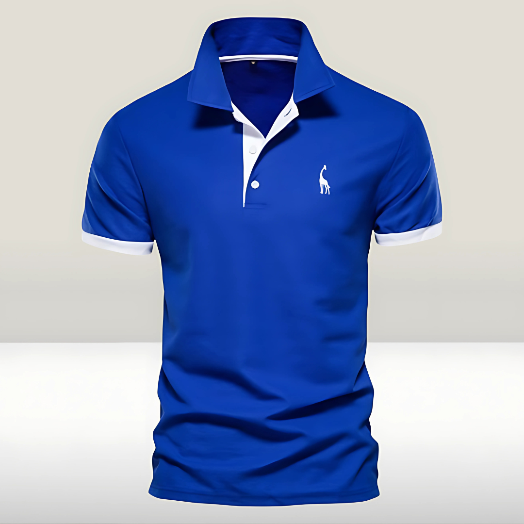 Herren Kurzarm Freizeit Slim Fit Poloshirt