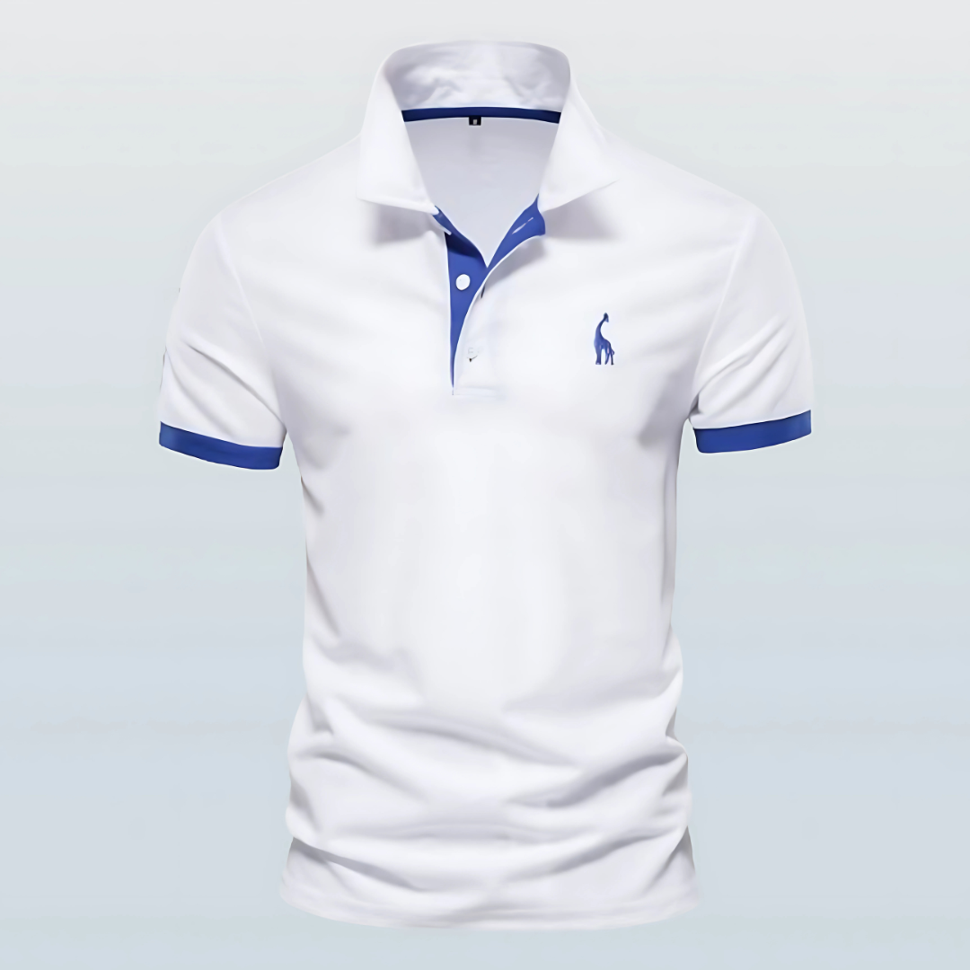 Herren Kurzarm Freizeit Slim Fit Poloshirt