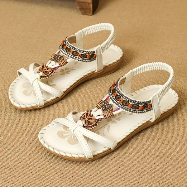 Damen Mehrriemen Orthopädische Boho Sandalen