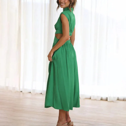 Madlen | Damen Elegant Hochzeitsgast Sommerkleid