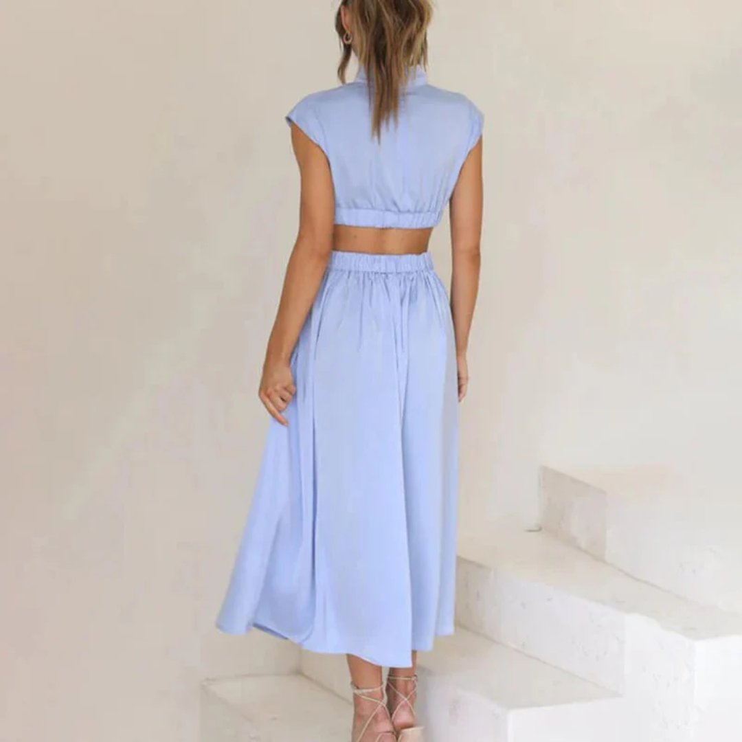 Madlen | Damen Elegant Hochzeitsgast Sommerkleid