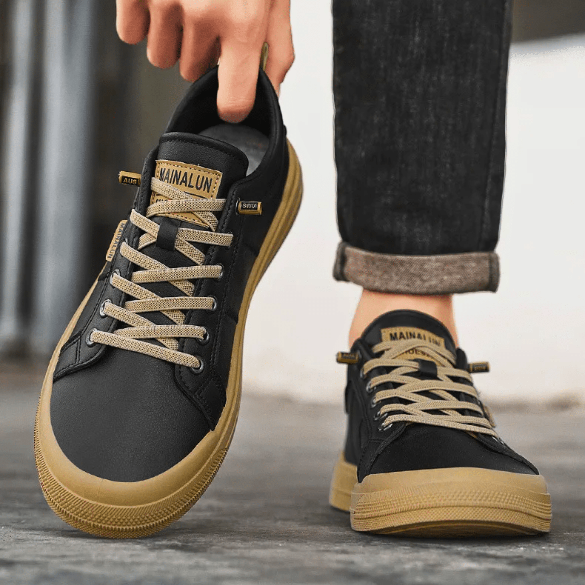 Unisex Sommer Schnür Low Cut Sneakers