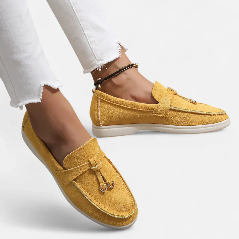 Damen Casual Vintage Slip-On Loafers
